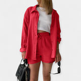 Ensemble d'Été Bicolore : Haut et Short