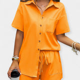 Ensemble Décontracté avec Chemise et Short