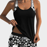 Confortable bikini à motifs floraux