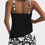 Confortable bikini à motifs floraux