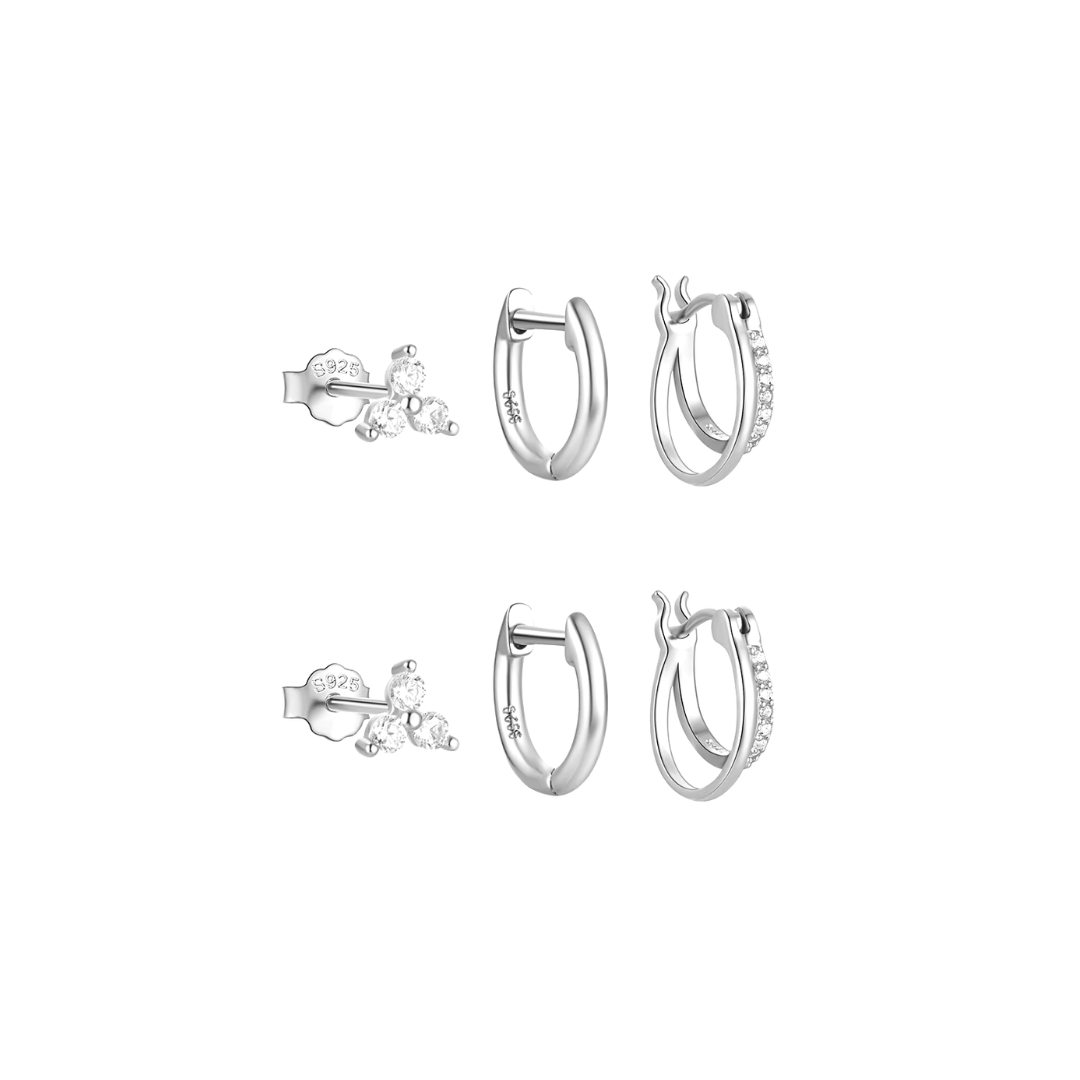 Amálie – Boucles d'oreilles en or au design délicat.