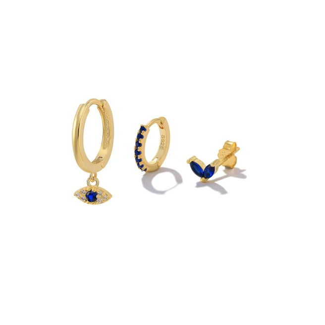 Leandra – Boucles d'oreilles en or au design élégant.