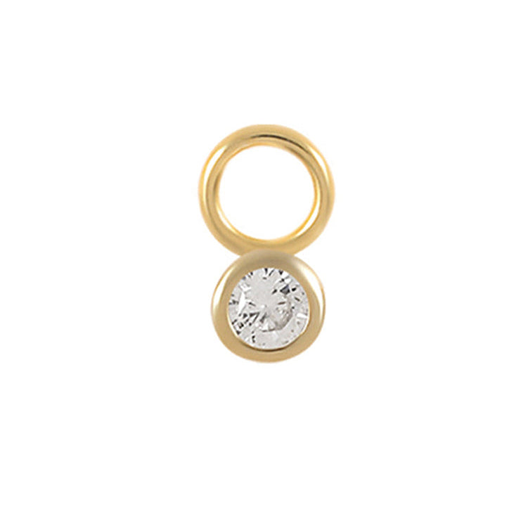 Theresia – Boucles d'oreilles en or au design délicat.