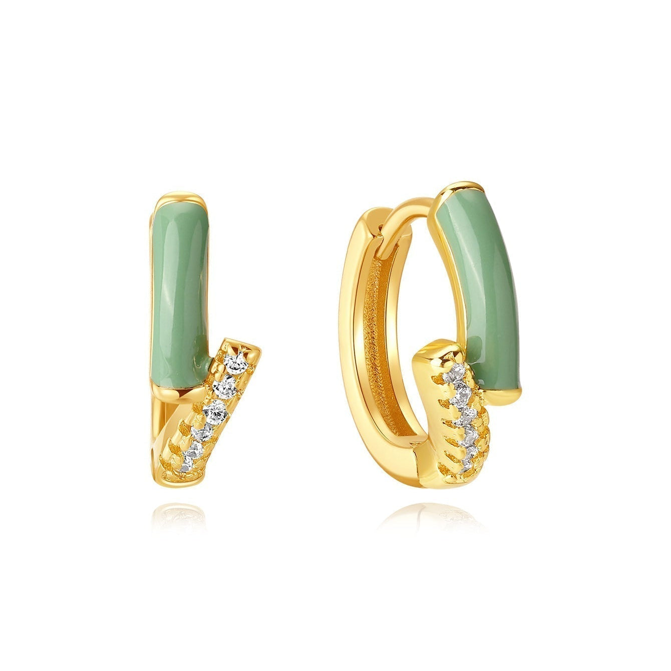 Marta – Boucles d'oreilles en or au style classique.