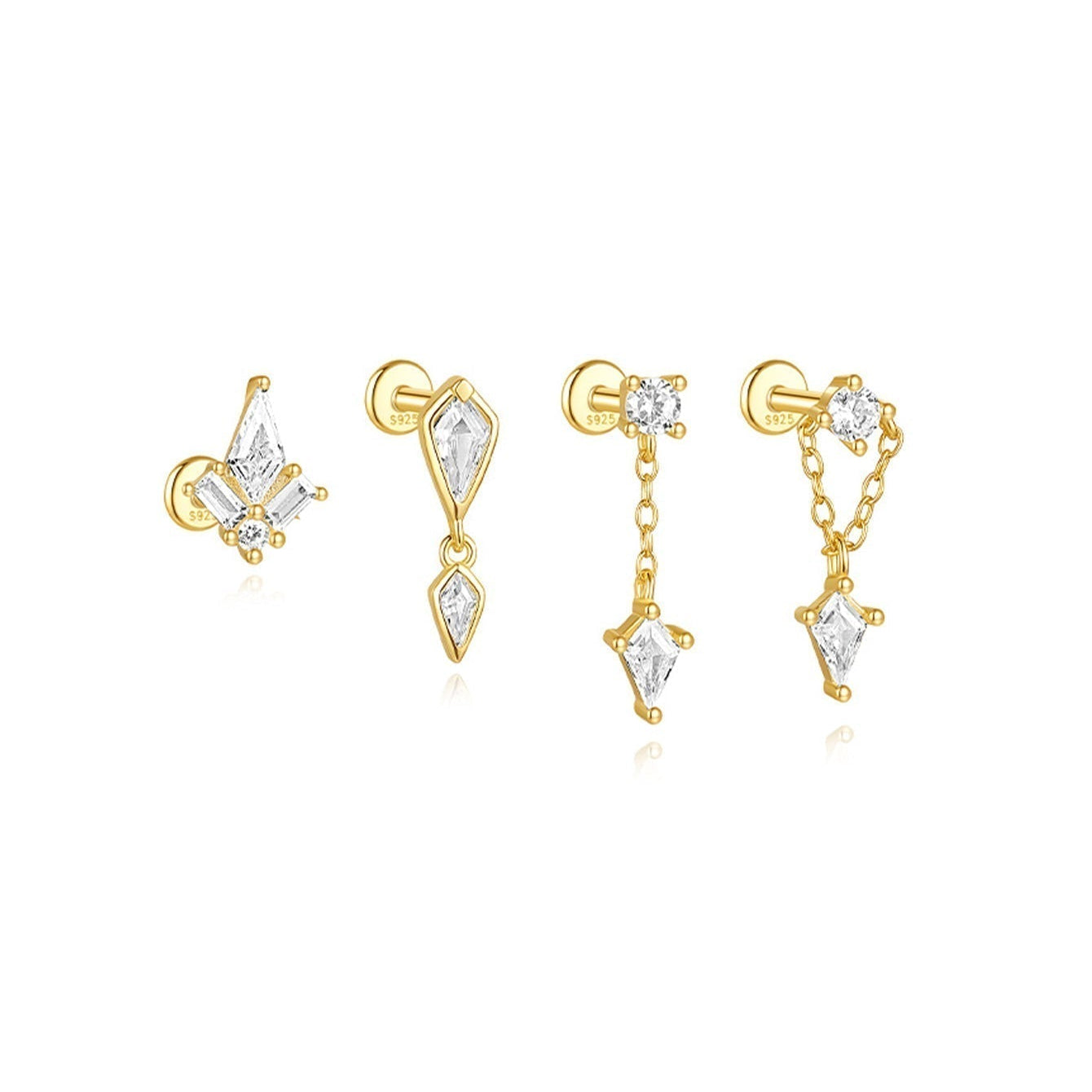 Jana – Boucles d'oreilles en or au design raffiné et élégant