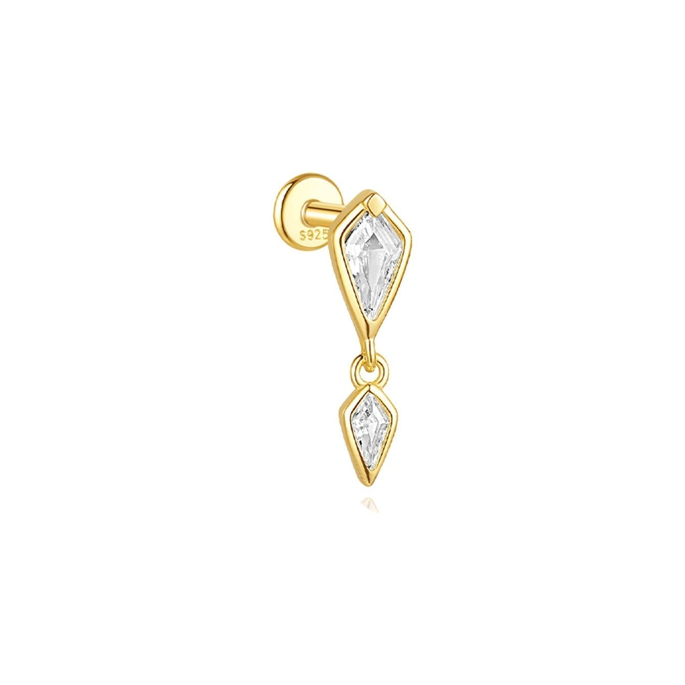 Jana – Boucles d'oreilles en or au design raffiné et élégant
