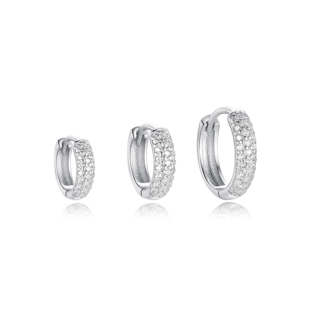 Sina – Boucles d'oreilles en or au design minimaliste.