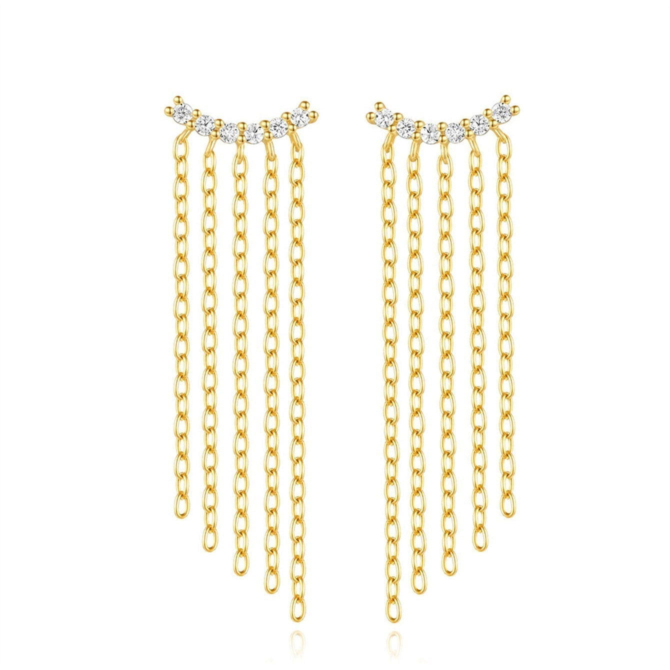 Tanja – Boucles d'oreilles en or au éclat élégant