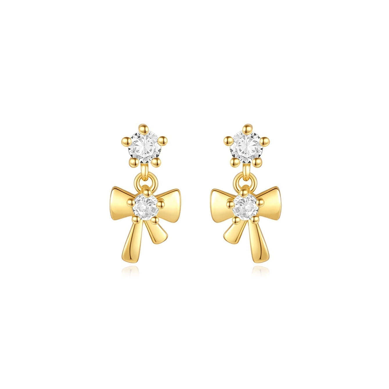 Tanja – Boucles d'oreilles en or au éclat élégant