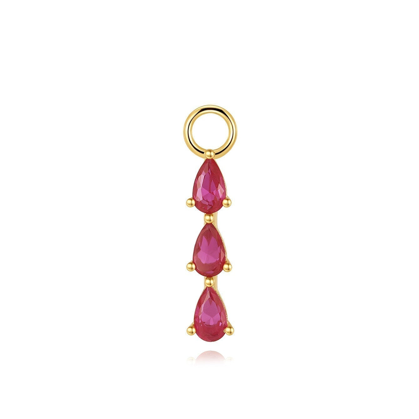 Elena – Boucles d'oreilles en or à texture structurée.