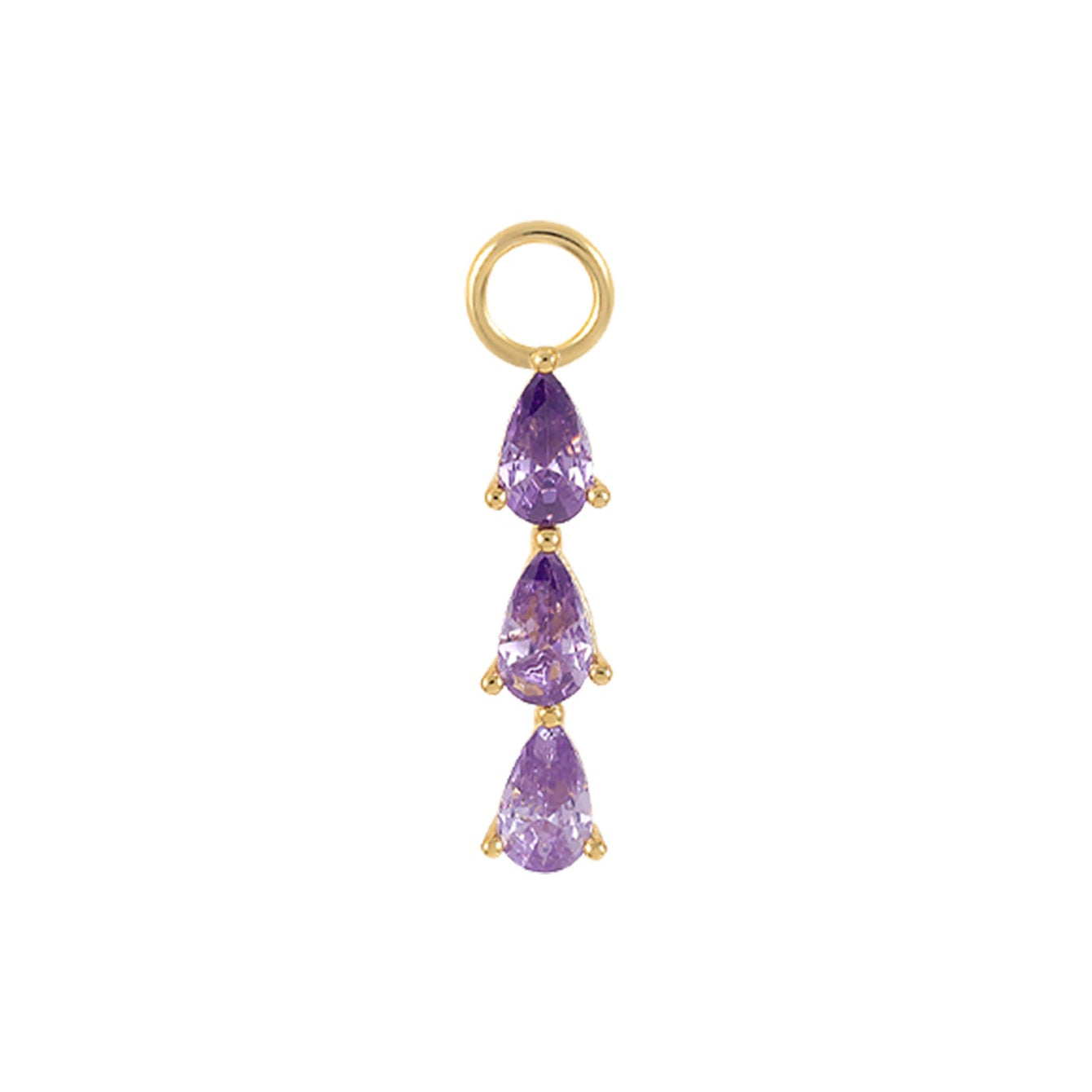 Isabela – Boucles d'oreilles géométriques délicates en or.