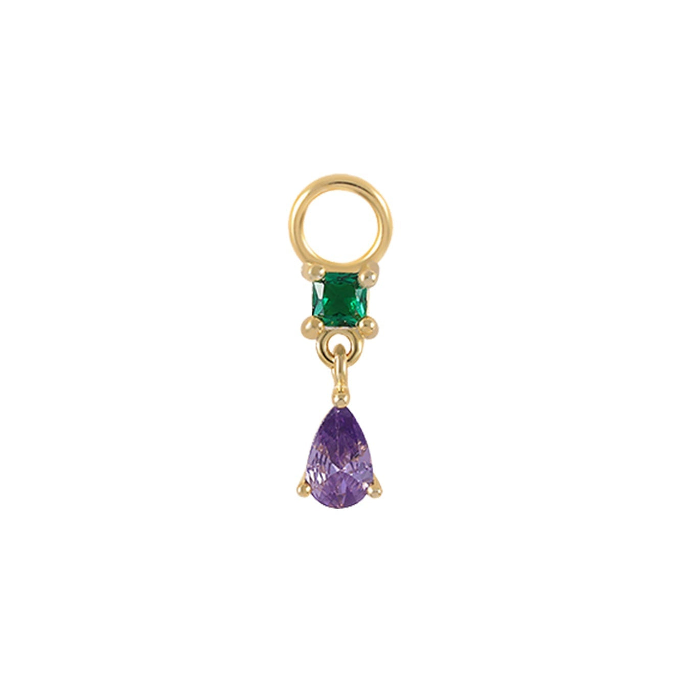 Isabela – Boucles d'oreilles géométriques délicates en or.
