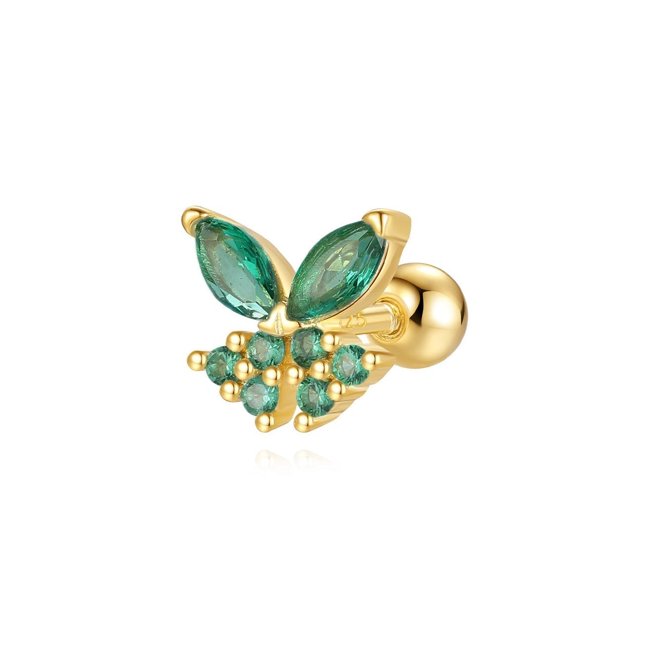 Anja – Boucles d'oreilles en or au design délicat