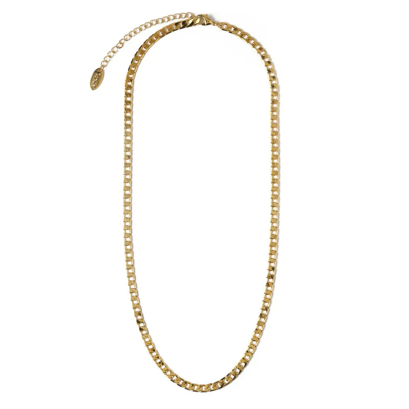 Collier en maillons plats