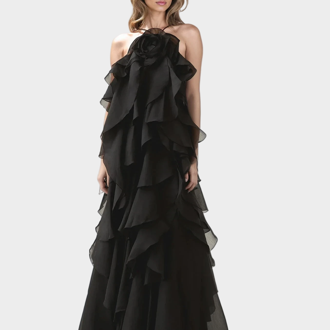 Maxi Robe au Charme Romantique et Élégance Aristocratique