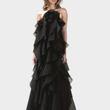 Maxi Robe au Charme Romantique et Élégance Aristocratique