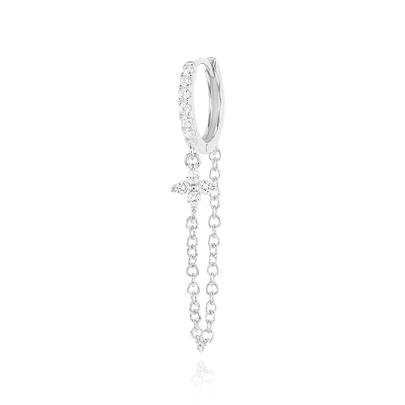 Clarissa – Boucles d'oreilles en or au design carré élégant.