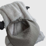 Celeste | Sac Moyen en Suédine Tressée avec Nœud