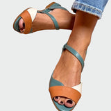 Sandales ornées de touches colorées