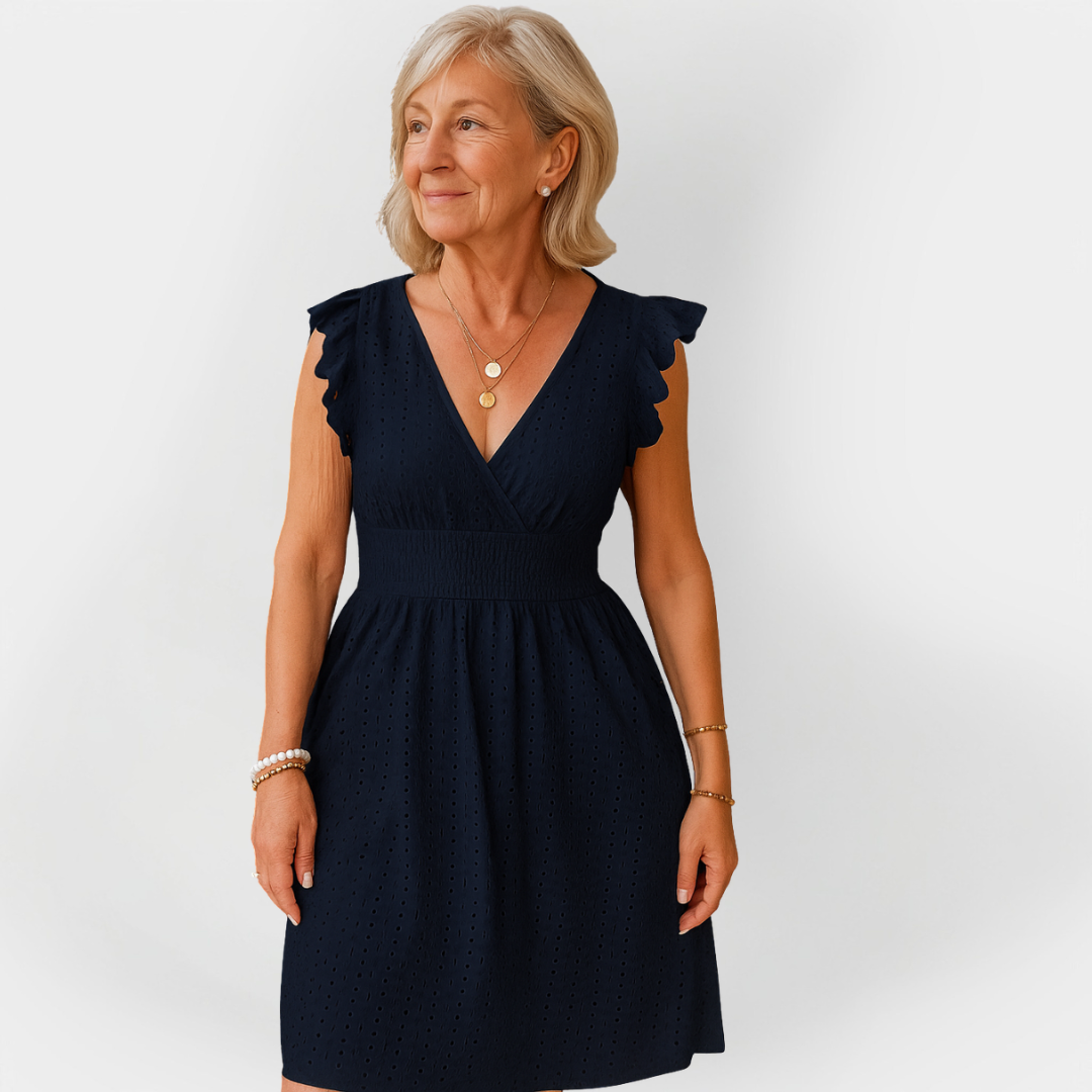 Robe élégante à taille volumineuse