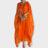 Maxi Kaftan en Tissu Transparent
