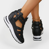 Sandales Élégantes Légères à Talon avec Zip Latéral