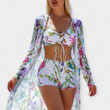 Maillot de Bain Taille Haute et Tenue de Plage