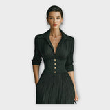 Robe longue au style élégant et raffiné