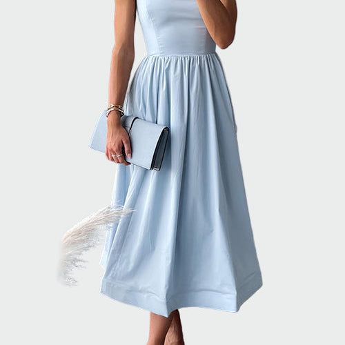 Robe Midi Chic à Bretelles