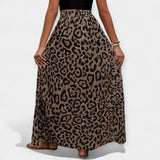 Léopard Midi Skirt
