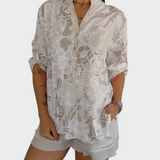 Chemise à imprimé floral