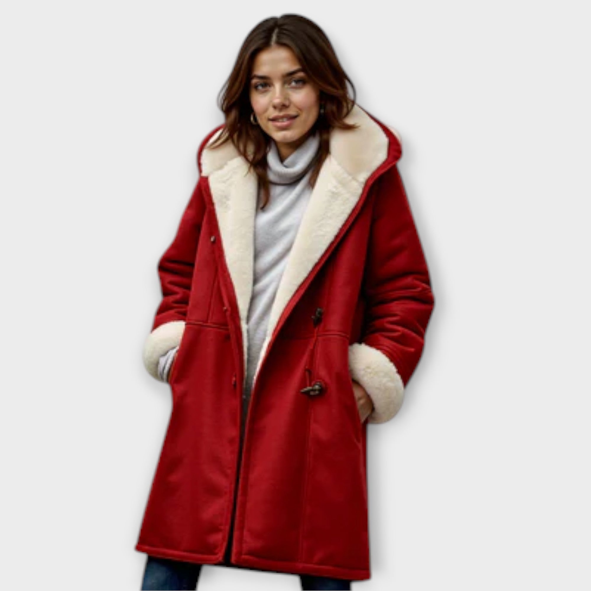 Antonia - Manteau Douillet avec Doublure en Fleece