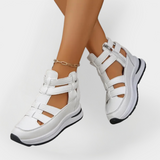 Sandales Élégantes Légères à Talon avec Zip Latéral