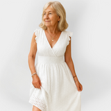 Robe élégante à taille volumineuse