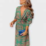 Oriana - Élégante robe à manches longues