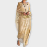 Maxi Kaftan en Tissu Transparent
