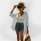 Chemise de Plage à Motif Œil