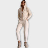 Ensemble Tricot à Capuche et Veste