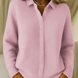 Maeve | Cardigan Classique en Maille avec Boutons