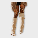 Bottes Élégantes à Tige Haute