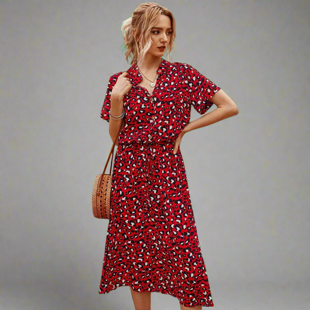 Robe d'été en tissu premium