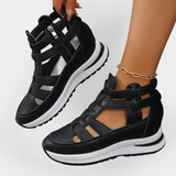 Sandales Élégantes Légères à Talon avec Zip Latéral