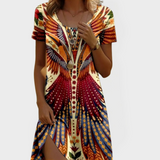 "Robe Vintage à Manches Courtes" can be rewritten as "Robe Vintage à Manches Courtes Élégante".