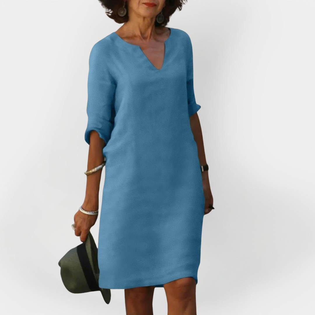 Robe Casual à Décolleté en V