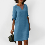 Robe Casual à Décolleté en V