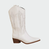Bottes western en cuir pour cowboy