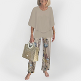 Ensemble Élégant avec T-shirt Confort et Pantalon