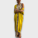 Maxi Robe avec Cardigan