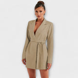 Sofie – Blazer robe à décolleté en V