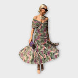 Robe Légère avec Décolleté Éblouissant